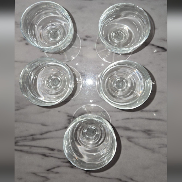 Vintage Crystal Sherry Glasses - Picture 2 of 4